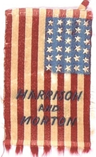 Harrison and Morton Flag Ribbon