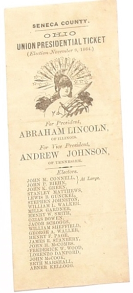 Lincoln Seneca County, Ohio, Ballot