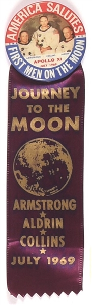 Apollo 11 Pin and Ribbon