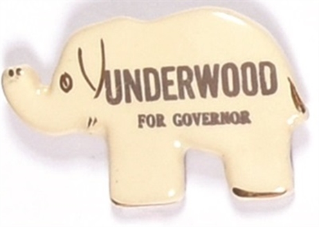 Underwood West Virginia Elephant Pin