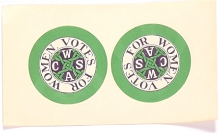 Suffrage CWSA Button Papers