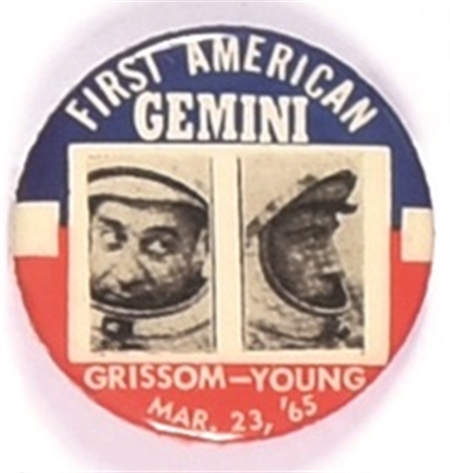 First American Gemini Blue Top Celluloid