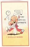 If My Wife is a Suffragette Postcard