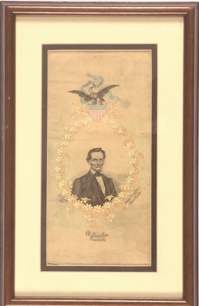 Framed Lincoln Ribbon