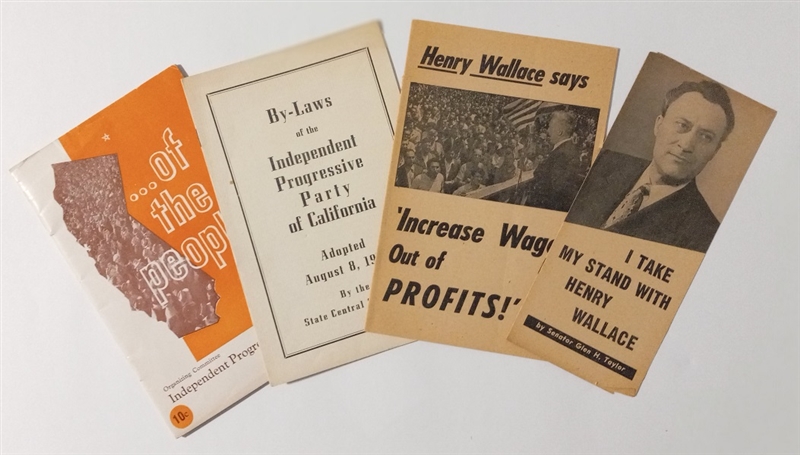 Henry Wallace Ephemera