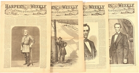 Four Civil War Era Harpers Weeklies