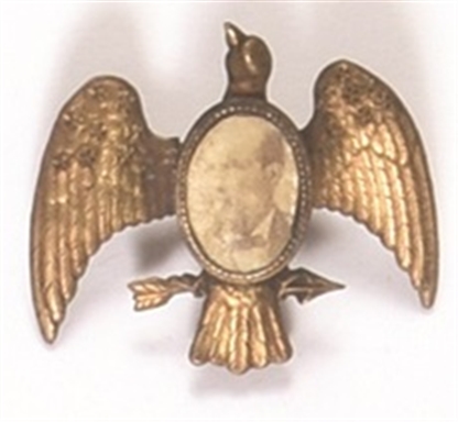 Garfield Rare Brass Shell Eagle Pin