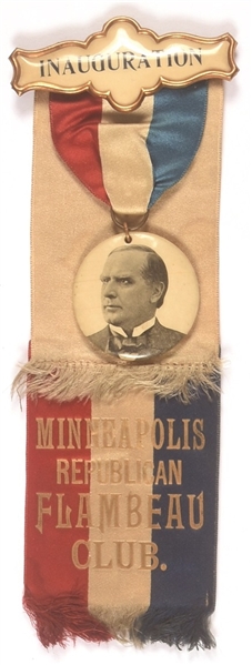 McKinley Minneapolis Flambeau Club Ribbon