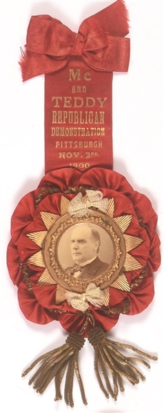 Mc and Teddy Pittsburgh Rally Badge