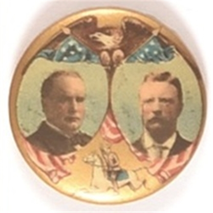 McKinley, Roosevelt Rough Rider Jugate