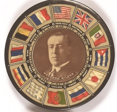 Wilson World War I Flags Mirror