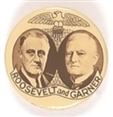 Roosevelt, Garner Rare Sepia Version Eagle Jugate