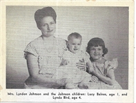 Johnson for United States Senator Campaign Card