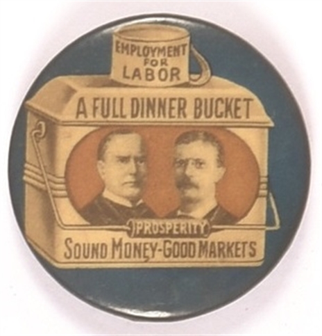 McKinley, TR Blue Dinner Bucket