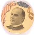 William McKinley Unusual Flag Celluloid