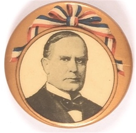 McKinley Ribbon Design Celluloid