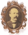 Parker Framed Sepia Oval Celluloid