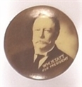William Howard Taft Sepia Stickpin
