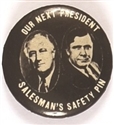 FDR, Willkie Salesmans Safety Pin