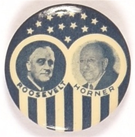 Roosevelt, Horner Scarce Illinois Coattail