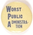 Willkie Anti WPA