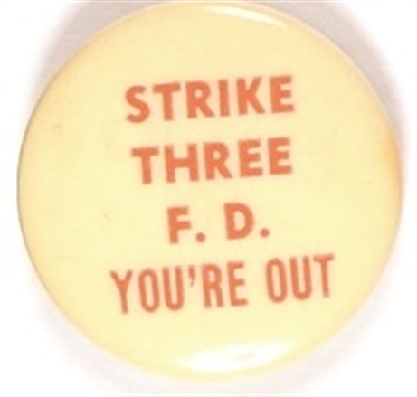 Strike Three FD Youre Out