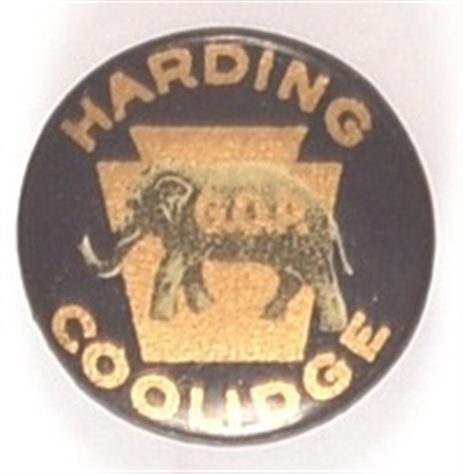 Harding and Coolidge Pennsylvania Coattail