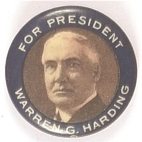 Harding Blue Border Celluloid