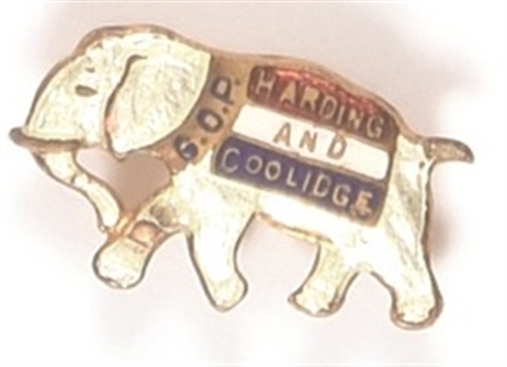 Harding Enamel Elephant Pin