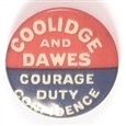 Coolidge and Dawes Courage, Duty, Confidence