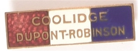 Coolidge, DuPont, Robinson Delaware Coattail