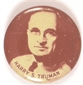 Truman Brown Litho Pin