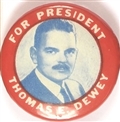 Dewey Red, White and Blue Celluloid