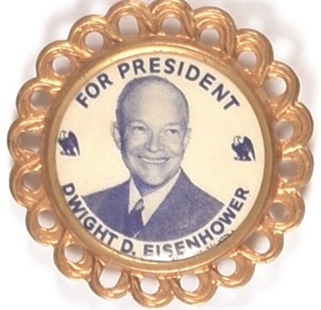 Eisenhower Framed Celluloid
