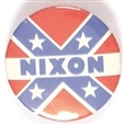 Nixon Confederate Flag Celluloid