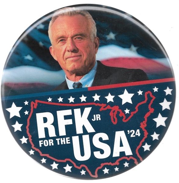 RFK for the USA 6 Inch Celluloid