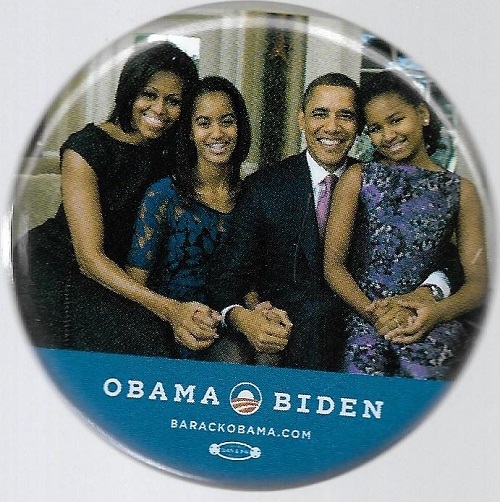 Obama Family Picture Pin 