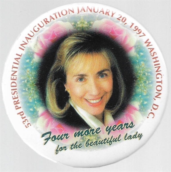 Hillary Clinton Inaugural Pin 