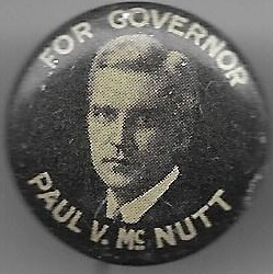 Paul McNutt for US Senator, Indiana 