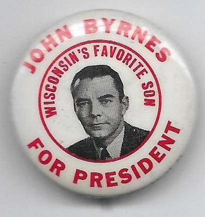 John Byrnes Wisconsins Favorite Son