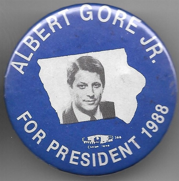 Albert Gore Jr. Iowa 1988 Celluloid