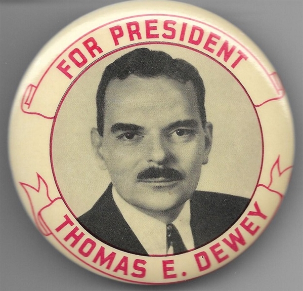 Large Dewey for President Red Version