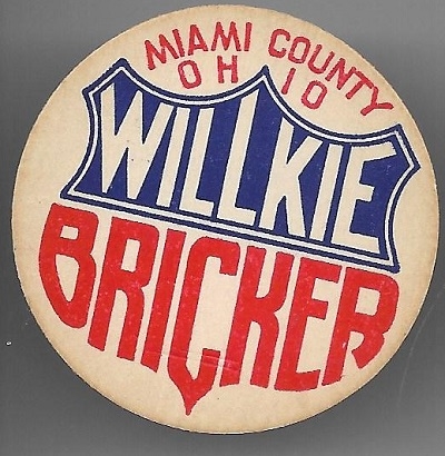 Willkie, Bricker Milk Bottle Top