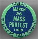 Vietnam Peace Parade Committee 1966 Protest March