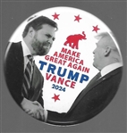 Trump, Vance GOP Elephant Make America Great Again