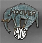 Hoover Blue Enamel Elephant Pin