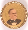 McKinley Gold Celluloid Stud With Frame