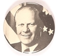 Ford Black and White Flag Pin
