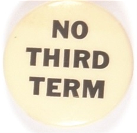 Willkie No Third Term