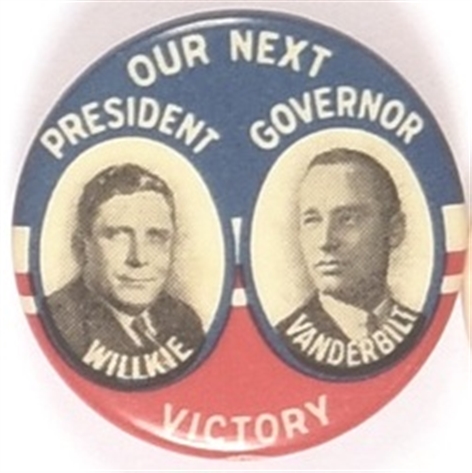 Willkie, Vanderbilt Rhode Island Coattail